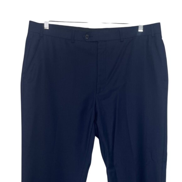 Lauren Ralph Lauren Dress Pants Mens 38 X 32 Blue Wool Blend - Picture 3 of 7